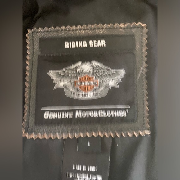 Genuine Harley Davidson Panhead II leather jacket - convertible - Picture 7 of 13